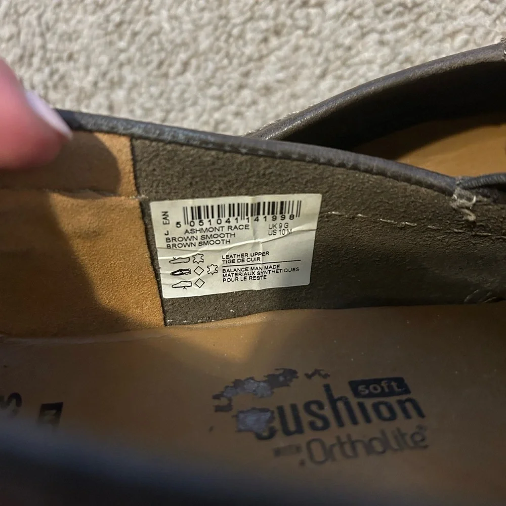 Men’s Brown Clark Loafers size 10